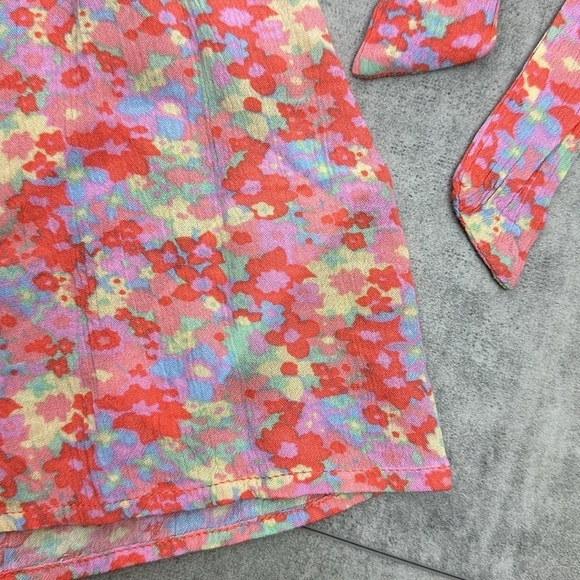 🔆BILLABONG🔆 ALL FOR YOU 2 WRAP DRESS adjustable, beach, activewear, floral - Picture 9 of 13